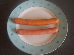 Giant Hotdog (boven) & Frankfurter (onder)