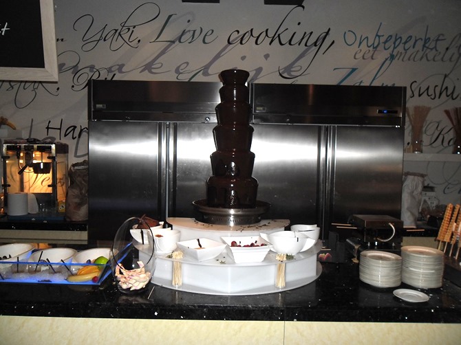 Donkere Chocolade Waterval Buffet